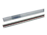 ESCALIMETRO ARTES PLASTICO 30CM ESCALA 1 100 200 250 300 40 | 1 UNIDADES | (ARTES)